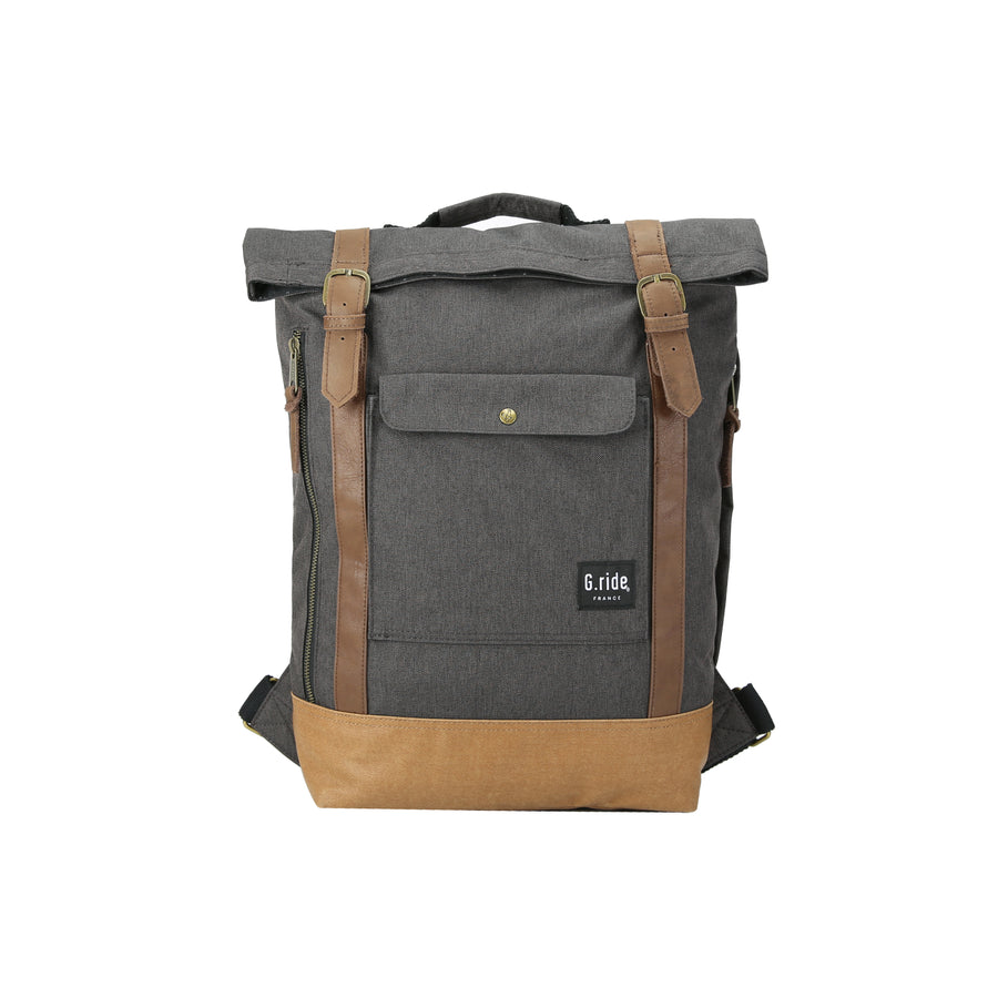 Balthazar Backpack (Grey, Camel)