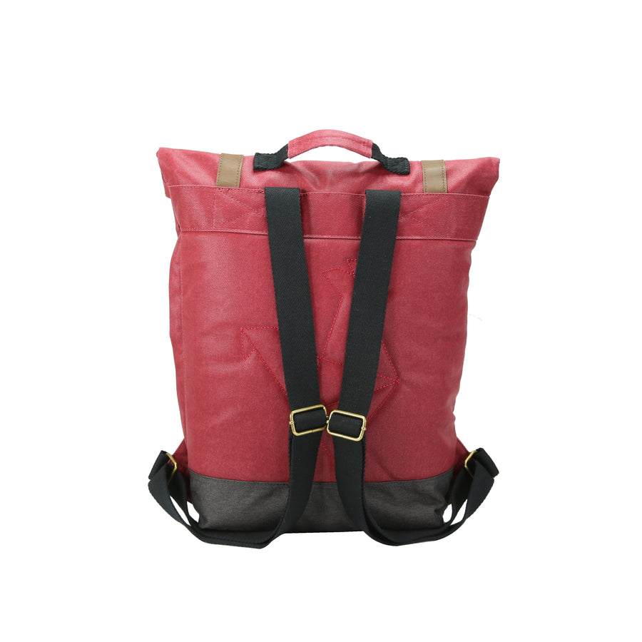 Balthazar Backpack (Red, Grey)