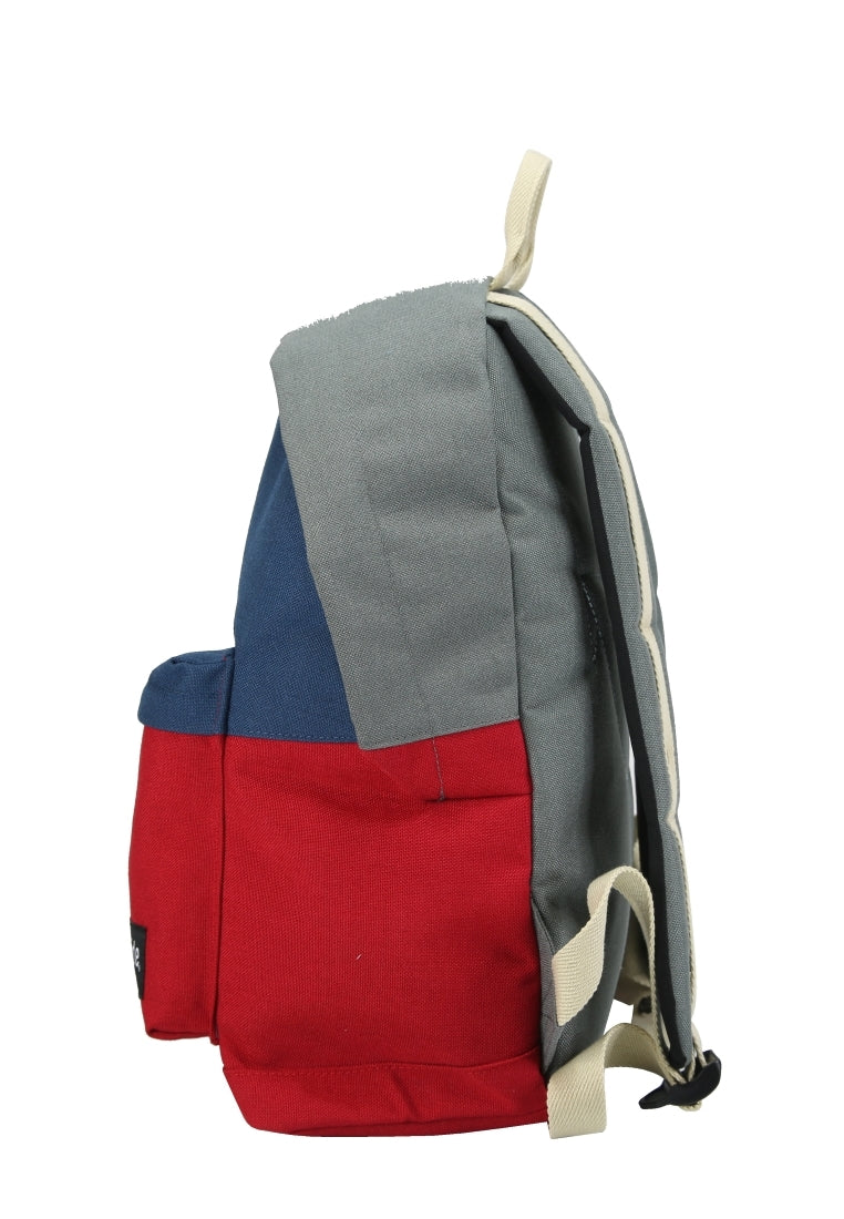 Auguste Backpack (Navy, Red, Grey)