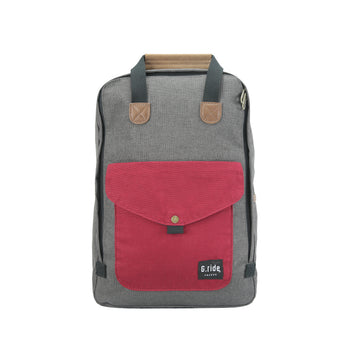 Benedicte Backpack (Red, Grey)