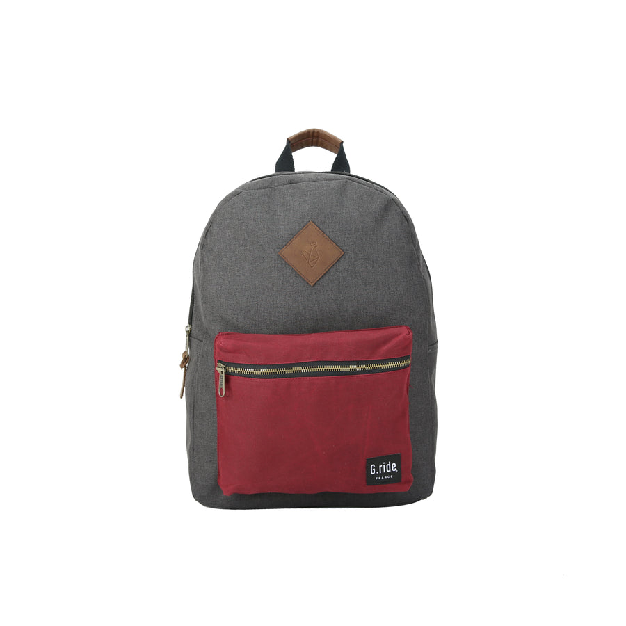 Blanche Backpack (Red, Grey)