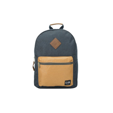 Blanche Backpack (Navy, Camel)